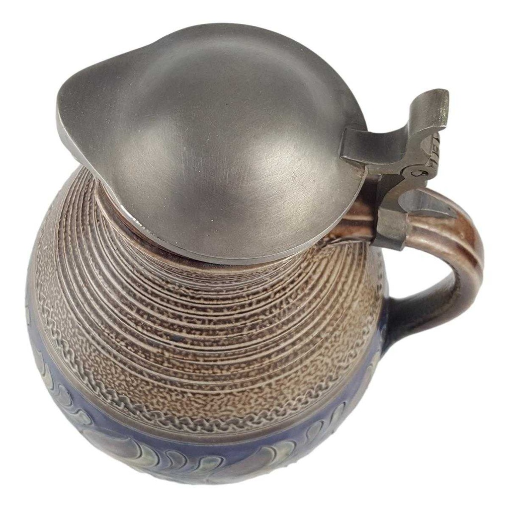 [458166621] Krug mit Zinndeckel 1,7 L gebraucht - sehr gut Bild 4