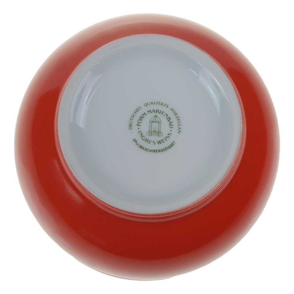 [458166639] Dessertschale Müslischale 12,8 cm Marienbad Ingres Weiss Lachsrosa gebraucht - sehr gut Bild 3