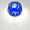 [458166641] Weinglas Weinrömer Römerglas Römer Überfangglas Schleuderstern Kobaltblau Blau gebraucht - sehr gut Bild 2