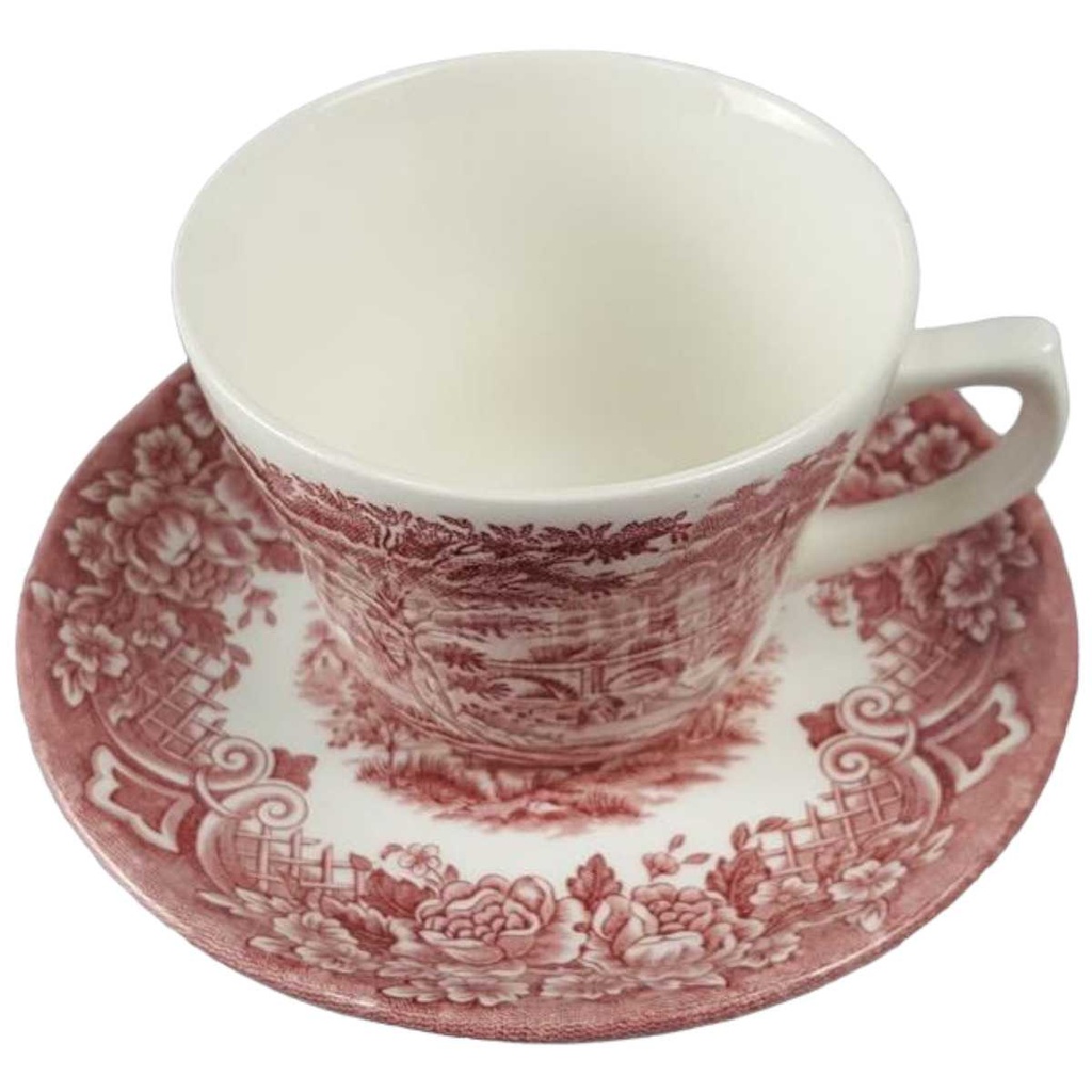 [45816665] Kaffeetasse mit Untertasse Tasse Grindley Homeland Rot gebraucht - akzeptabel Bild 2