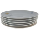 [2119245] 6er Set Kuchenteller 19,2 cm Arzberg bunte Blumen gebraucht - gut Bild 2