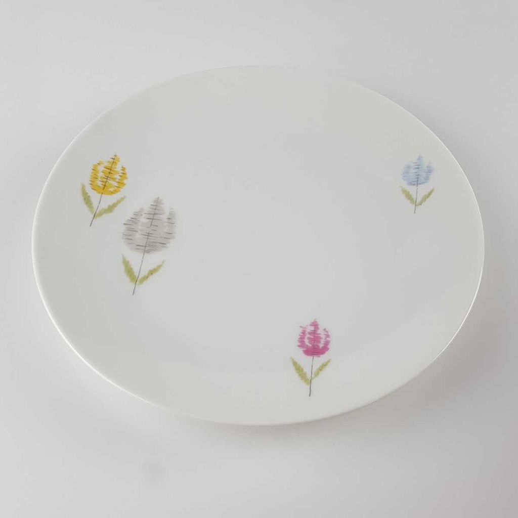 [2119245] 6er Set Kuchenteller 19,2 cm Arzberg bunte Blumen gebraucht - gut Bild 3