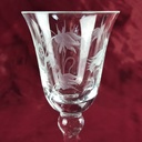 [458166690] Likörglas Schnapsglas Blumen Transparent gebraucht - sehr gut Bild 3