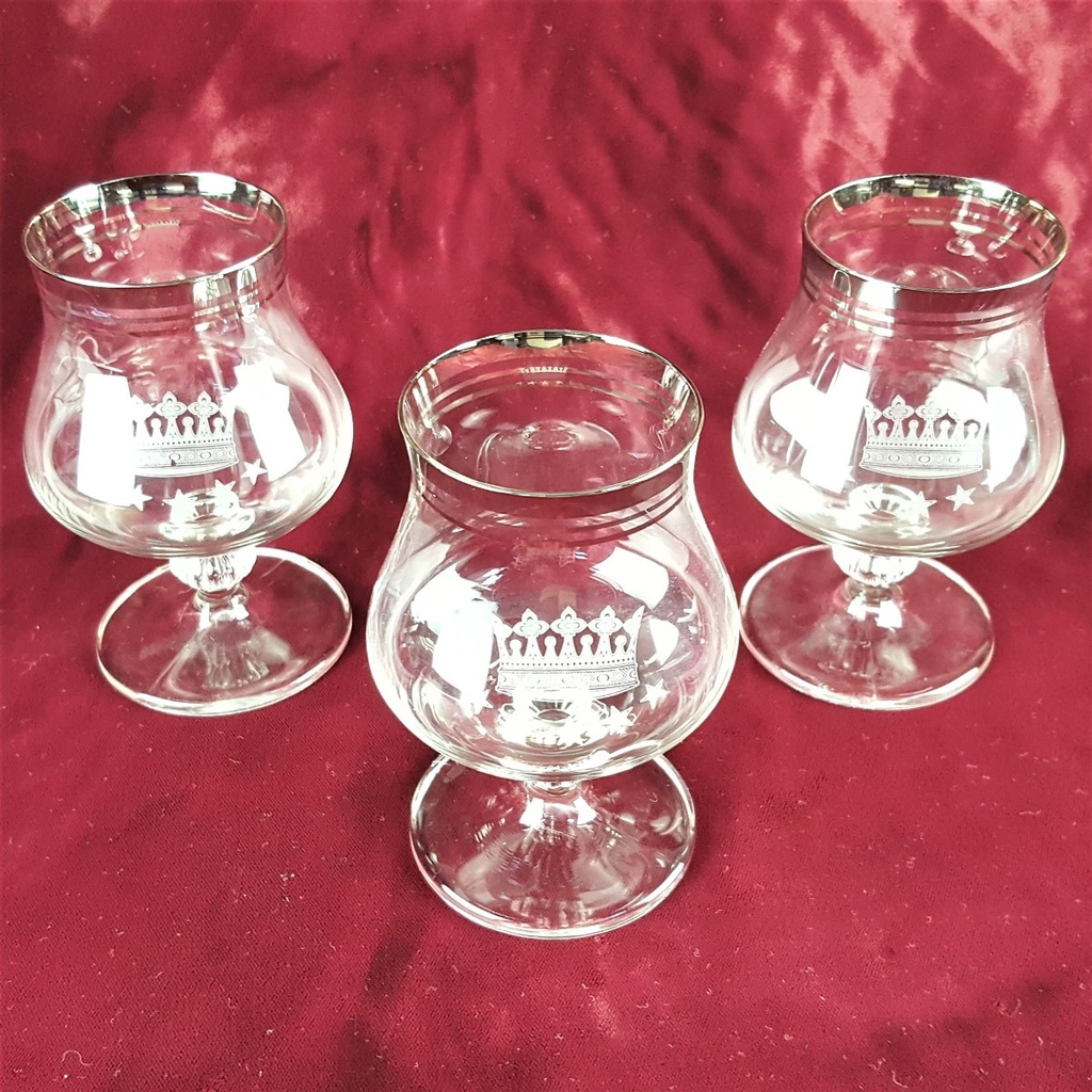 [2119246] 3er Set Cognacglas Germany 12,1 cm Thomas-Porzellan Thomas Transparent gebraucht - sehr gut Bild 2