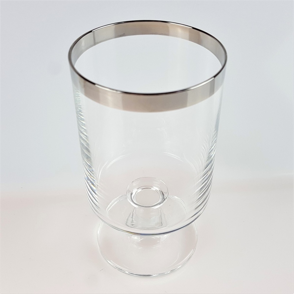 [458166696] Trinkglas Wasserglas Thomas Porzellan Platinrand Transparent W.Germany Germany gebraucht - sehr gut Bild 2