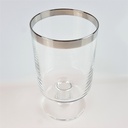 [458166696] Trinkglas Wasserglas Thomas Porzellan Platinrand Transparent W.Germany Germany gebraucht - sehr gut Bild 2