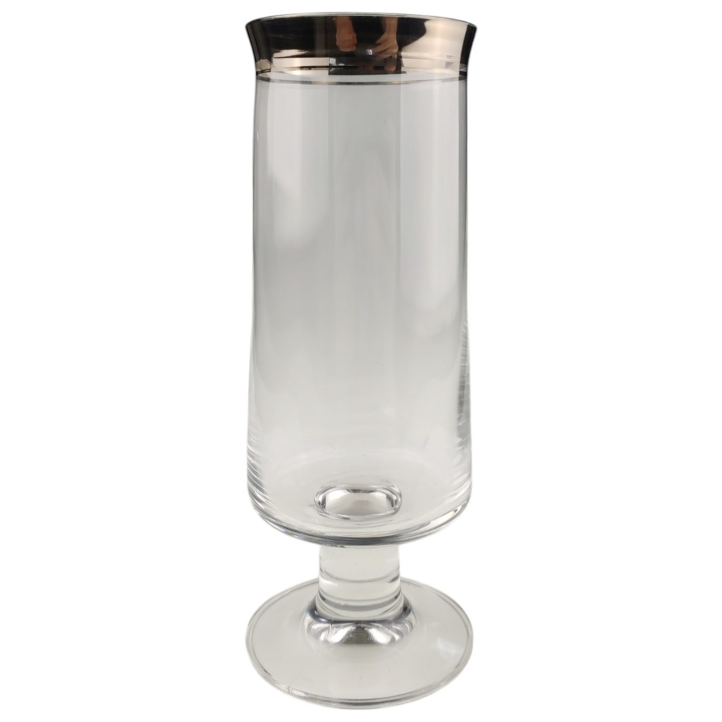 [2119247] Bierglas Thomas Porzellan Platinrand Transparent Germany gebraucht - gut Bild 2