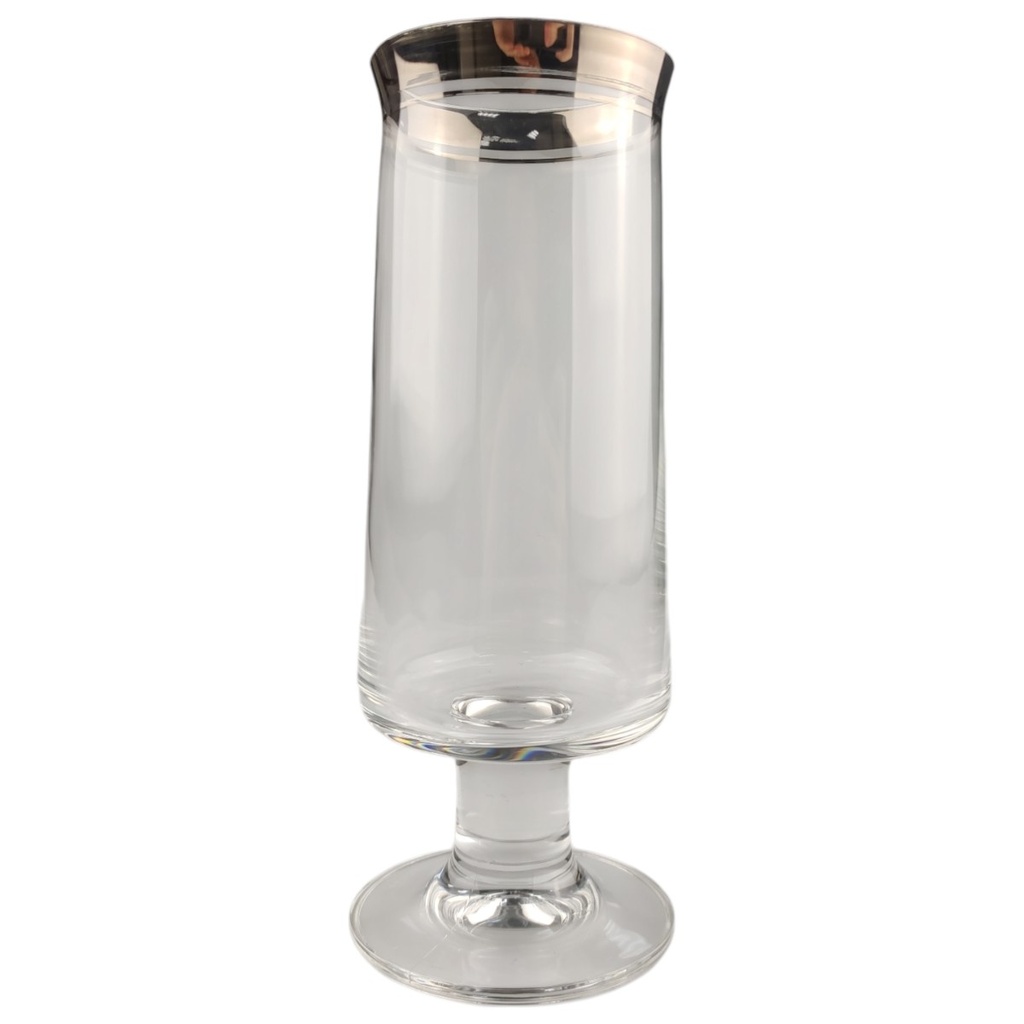 [2119247] Bierglas Thomas Porzellan Platinrand Transparent Germany gebraucht - gut Bild 3