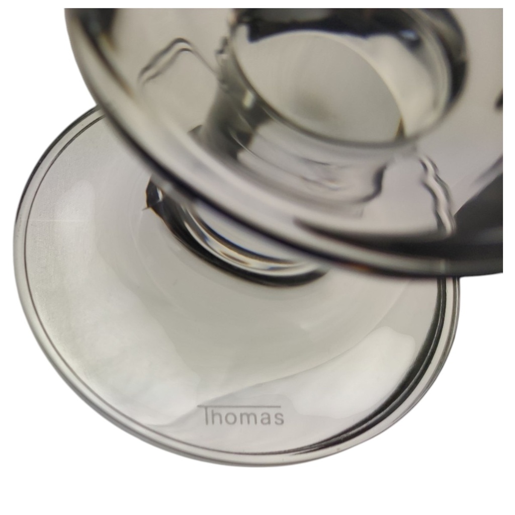 [2119247] Bierglas Thomas Porzellan Platinrand Transparent Germany gebraucht - gut Bild 5
