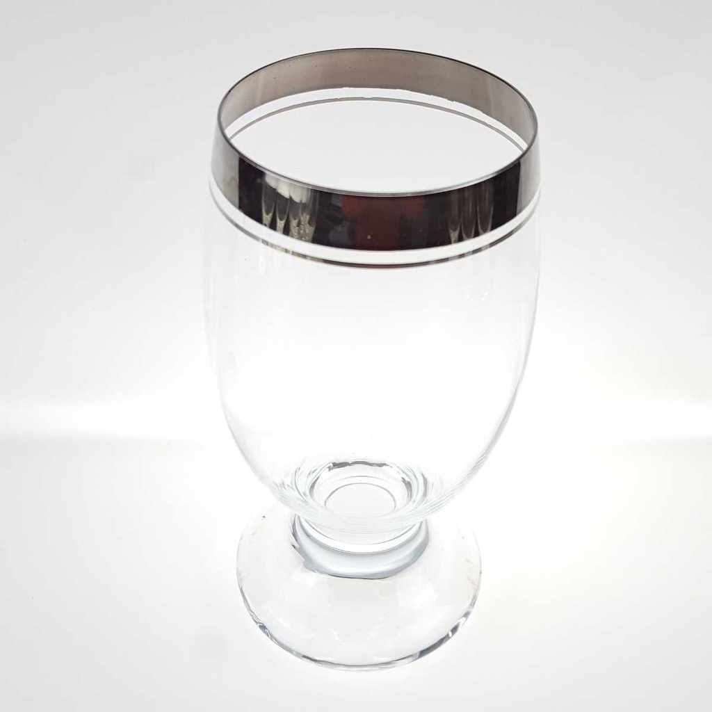 [2119249] Bierglas Thomas Porzellan Platinrand Transparent Germany gebraucht - sehr gut Bild 2