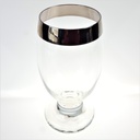 [2119250] Bierglas Thomas Porzellan Platinrand Transparent Germany gebraucht - sehr gut Bild 2