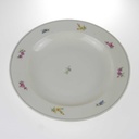 [458166712] Suppenteller 24,2 cm Tielsch Altwasser Streublume elfenbein Blumen gebraucht - akzeptabel Bild 3