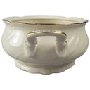 [45816672] Ragoutterrine Servierschüssel ohne Deckel Golddekor 1,8 L Eschenbach Elfenbein 05627 Beige gebraucht - gut Bild 2