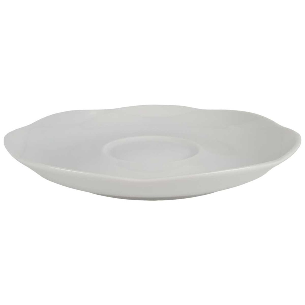 [458166732] Untertasse 17,3 cm Hutschenreuther Domain Weiß gebraucht - gut Bild 2