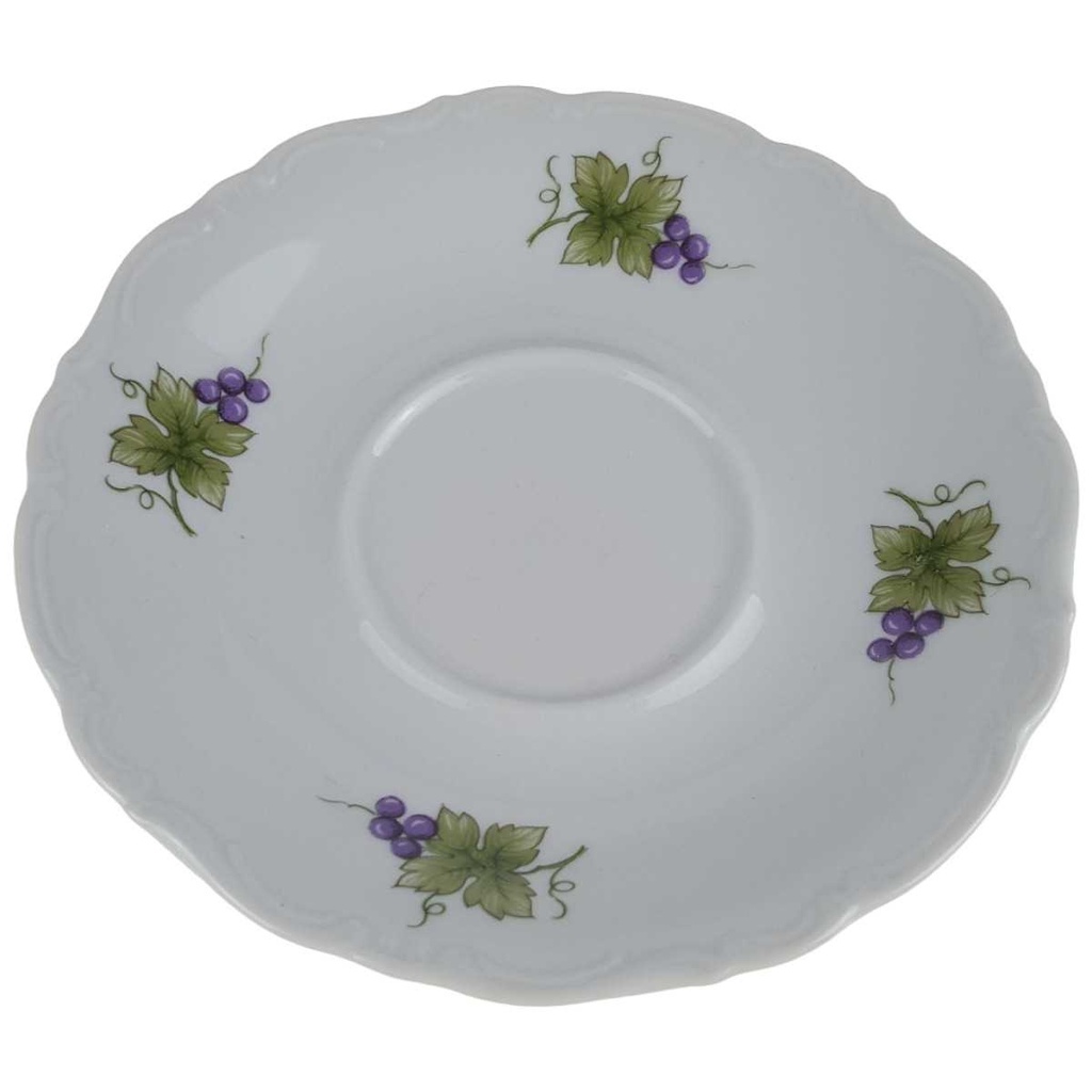 [458166733] Untertasse für Kaffee 15,5 cm Winterling Kirchenlamitz Weinlaub gebraucht - gut Bild 2