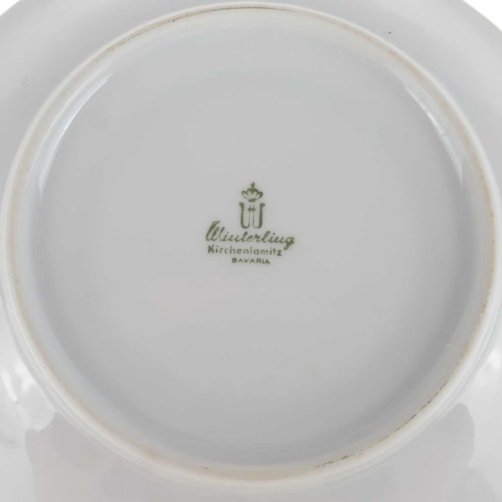 [458166733] Untertasse für Kaffee 15,5 cm Winterling Kirchenlamitz Weinlaub gebraucht - gut Bild 4