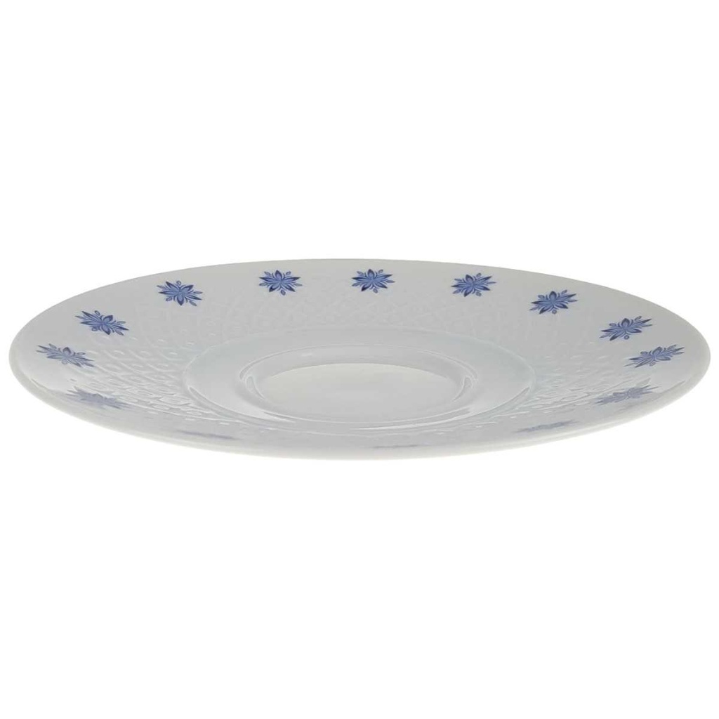 [458166734] Untertasse 16,2 cm Seltmann Weiden Annabell blaue Blume gebraucht - gut Bild 2