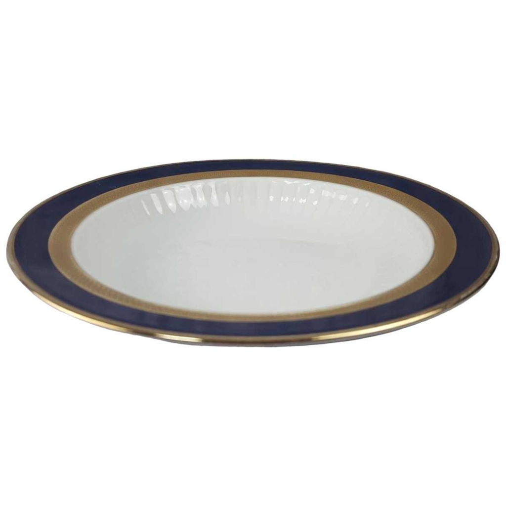 [45816676] Suppenteller Golddekor 22 cm Winterling Marktleuthen Kobaltblau Rand Blau Bild 2