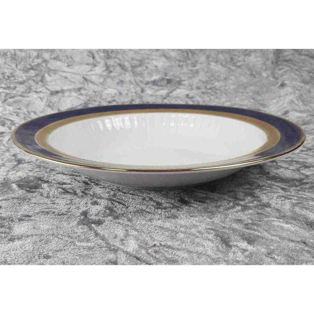 [45816676] Suppenteller Golddekor 22 cm Winterling Marktleuthen Kobaltblau Rand Blau Bild 5