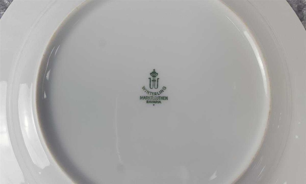 [45816676] Suppenteller Golddekor 22 cm Winterling Marktleuthen Kobaltblau Rand Blau Bild 6