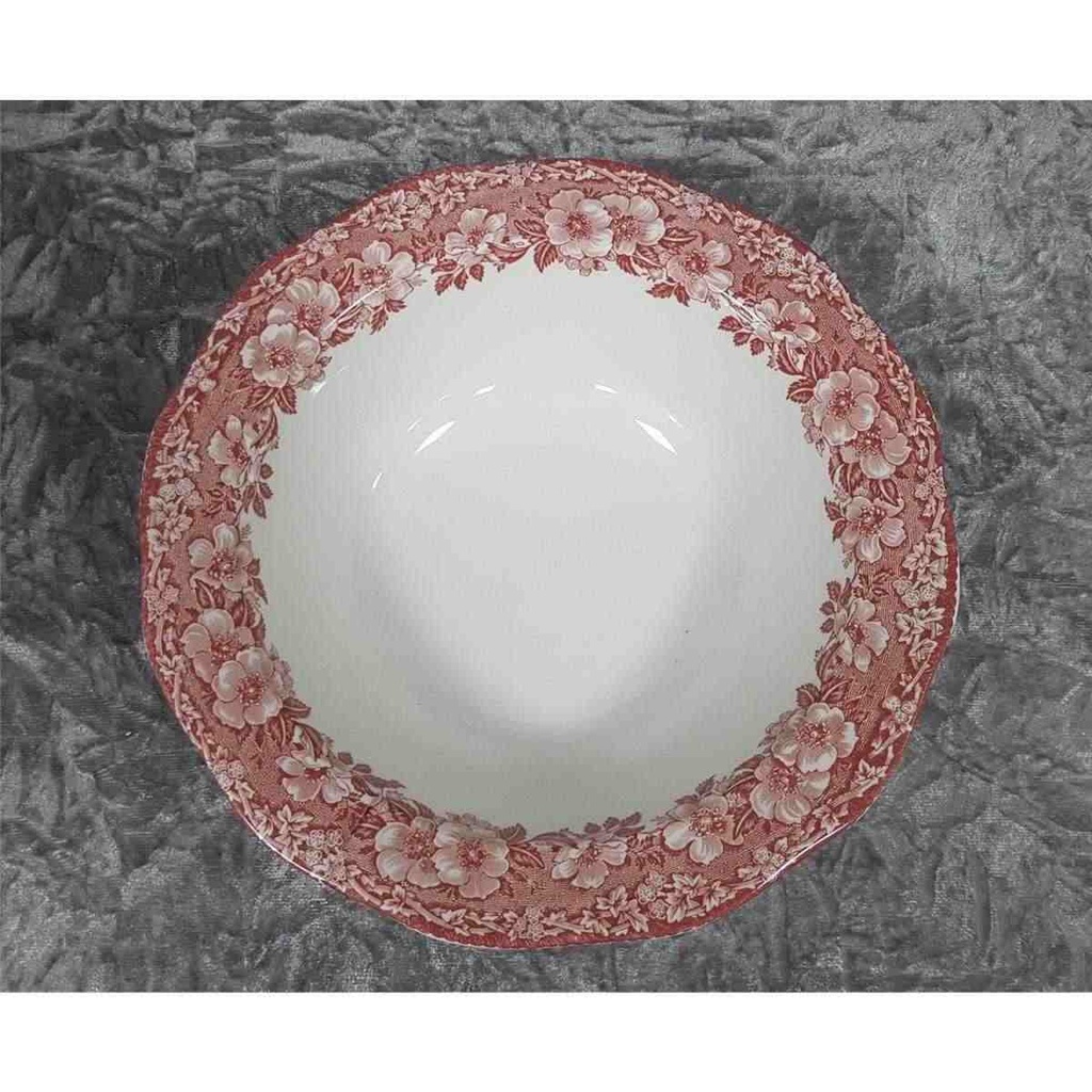 [45816680] Schüssel Servierschüssel 23,4 cm Enoch Wedgwood Woodland Rot gebraucht - gut Bild 4