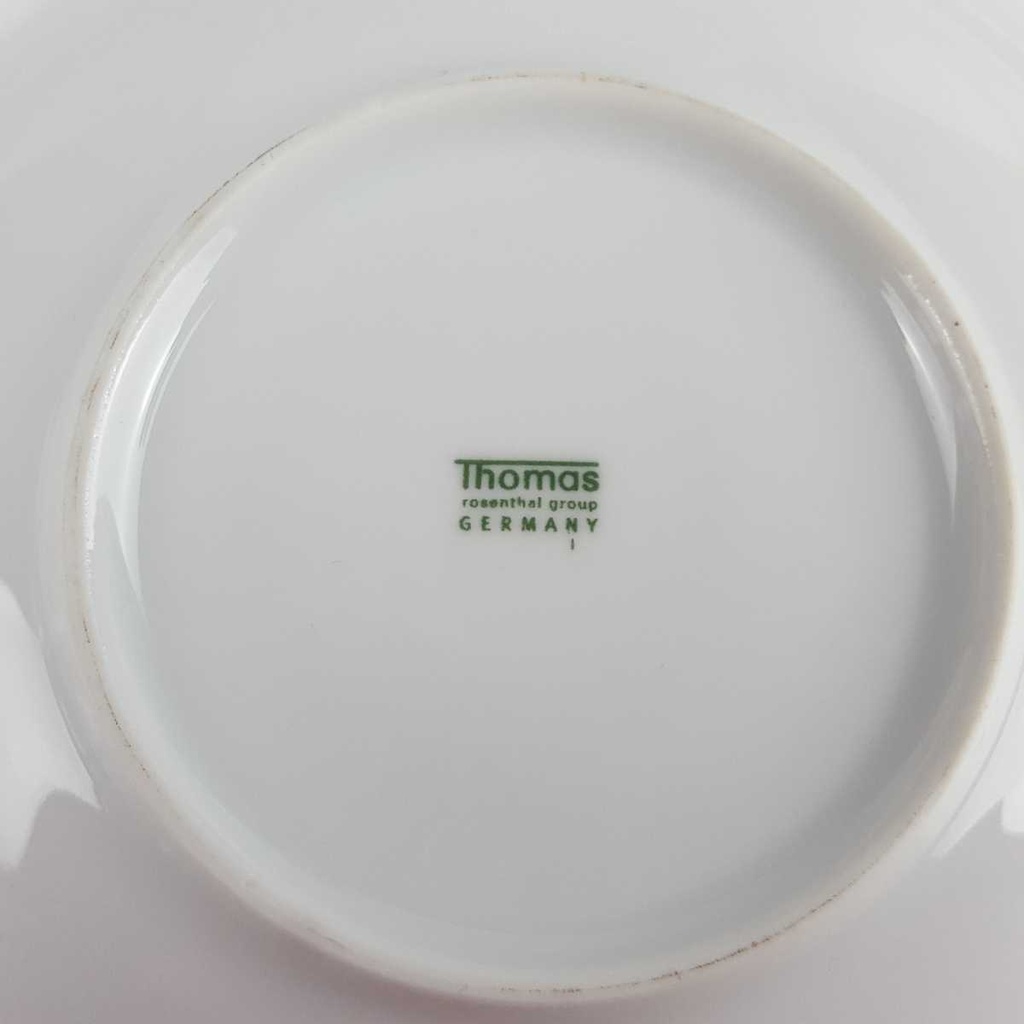[458166814] Untertasse 15 cm Thomas Porzellan Unbekannte Formen Weiß gebraucht - sehr gut Bild 4
