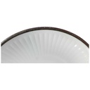 [45816692] Untertasse für Kaffee 14,2 cm Winterling Kirchenlamitz weiß mit Silberrand und Rillen gebraucht - akzeptabel Bild 2