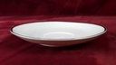 [45816692] Untertasse für Kaffee 14,2 cm Winterling Kirchenlamitz weiß mit Silberrand und Rillen gebraucht - akzeptabel Bild 3