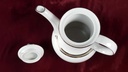 [45816696] Kaffeekanne Kanne 1,3 L Winterling Kirchenlamitz weiß mit Silberrand und Rillen gebraucht - gut Bild 5