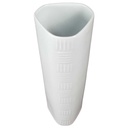 [45816700] Blumenvase 25,1 cm Jaeger & Co Weiß gebraucht - sehr gut Bild 2