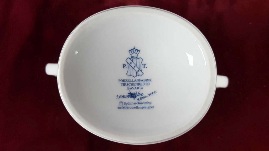 [45816707] Zuckerdose Tirschenreuth Lemon Olive 2000 Edition gebraucht - sehr gut Bild 5