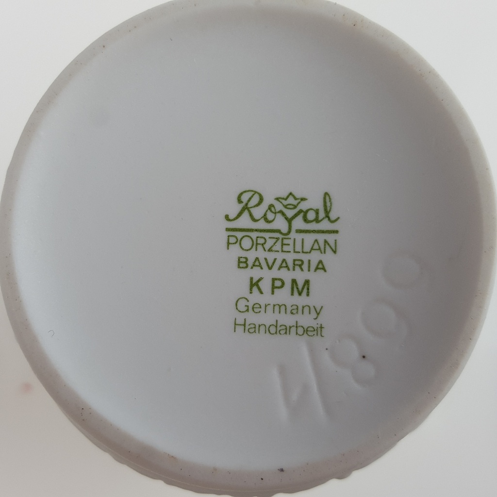 [458167134] Vase Blumenvase 15,8 cm Royal KPM Bavaria Weiß gebraucht - gut Bild 4