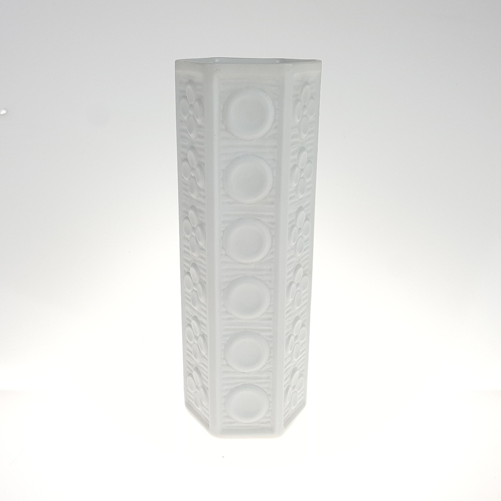 [458167135] Vase Blumenvase 17,3 cm Schwarzenhammer Weiß Bavaria gebraucht - gut Bild 2