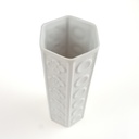 [458167135] Vase Blumenvase 17,3 cm Schwarzenhammer Weiß Bavaria gebraucht - gut Bild 3