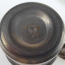 [458167142] Mokkatasse mit Untertasse Espressotasse & Zinnhalter 3tlg Bareuther Platinrand Blaue Rose gebraucht - gut Bild 8