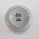 [458167143] Mokkatasse mit Untertasse Zinnhalter 3tlg Royal KPM Bavaria Platinrand gebraucht - gut Bild 7