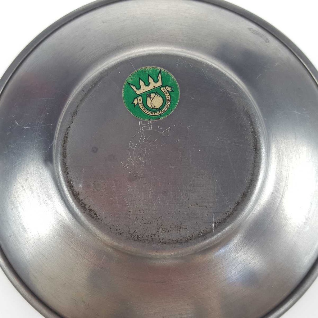 [458167143] Mokkatasse mit Untertasse Zinnhalter 3tlg Royal KPM Bavaria Platinrand gebraucht - gut Bild 10