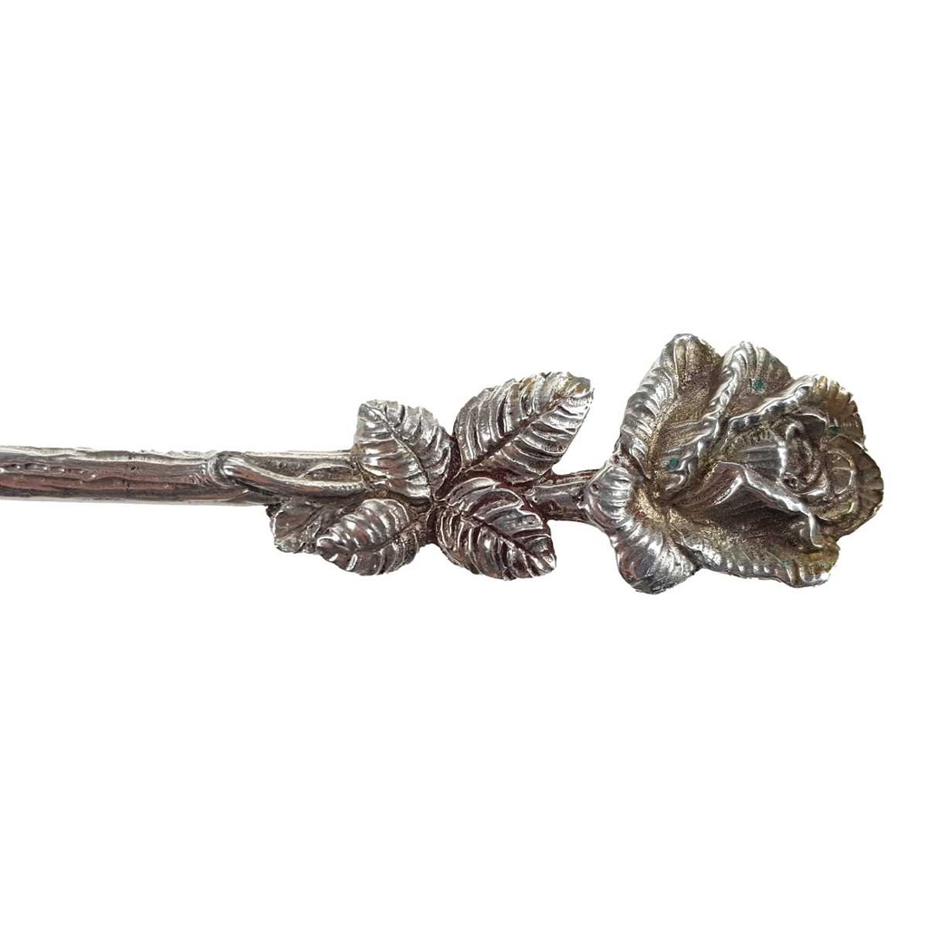 [2119256] 6er Set Gabel Gabeln Kuchengabeln Kuchengabel mit Stempel 87g Christoph Widmann Hildesheimer Rose gebraucht - gut Bild 4