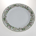 [2119257] 5er Set Speiseteller Essteller 24,3 cm Eschenbach Blumenranke gebraucht - akzeptabel Bild 4