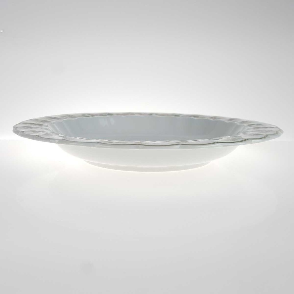 [2119258] 3er Set Suppenteller 21,8 cm Eschenbach Blumenranke gebraucht - akzeptabel Bild 5
