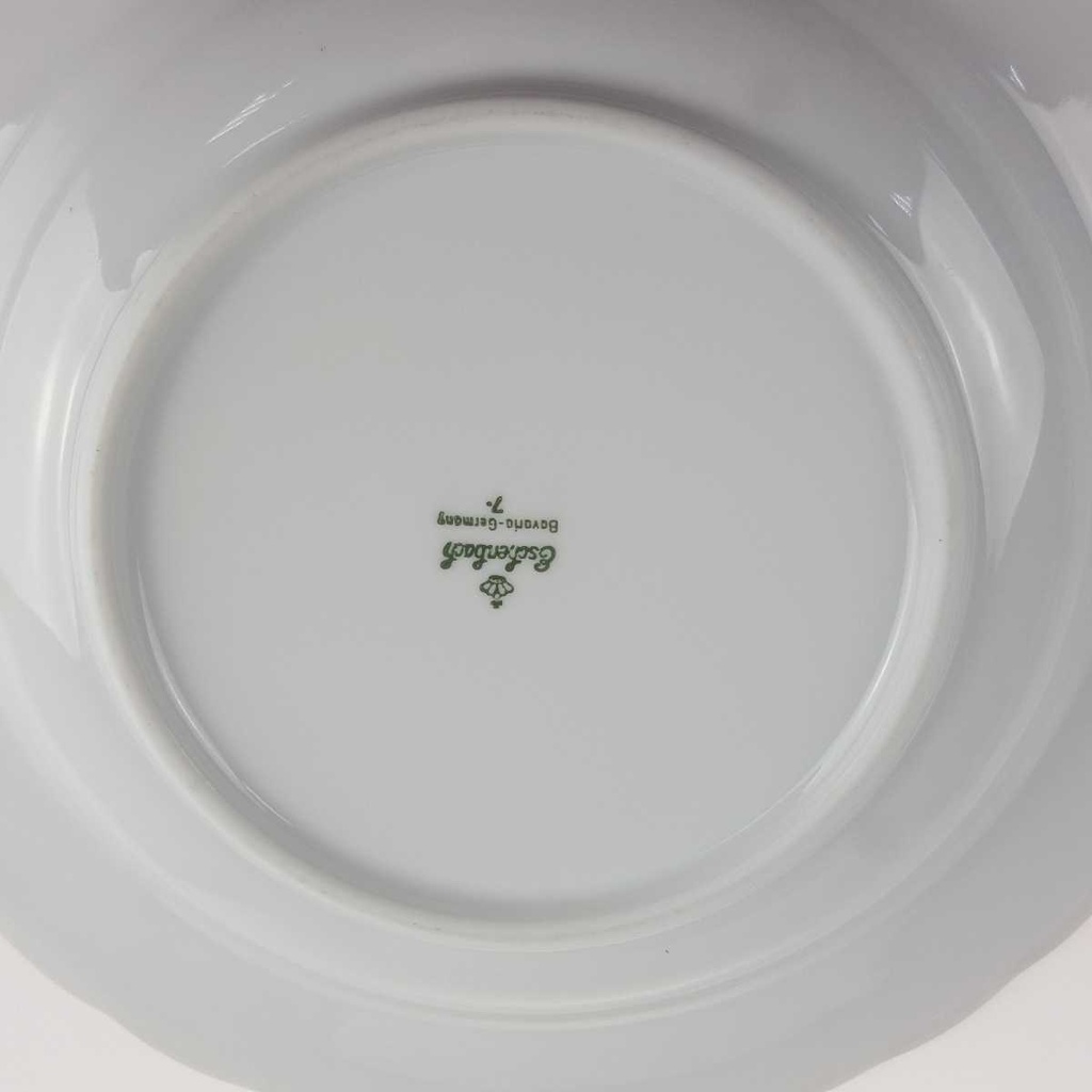 [2119258] 3er Set Suppenteller 21,8 cm Eschenbach Blumenranke gebraucht - akzeptabel Bild 8