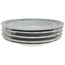 [2119259] 5er Set Untertasse 17,2 cm Eschenbach Blumenranke gebraucht - gut Bild 2