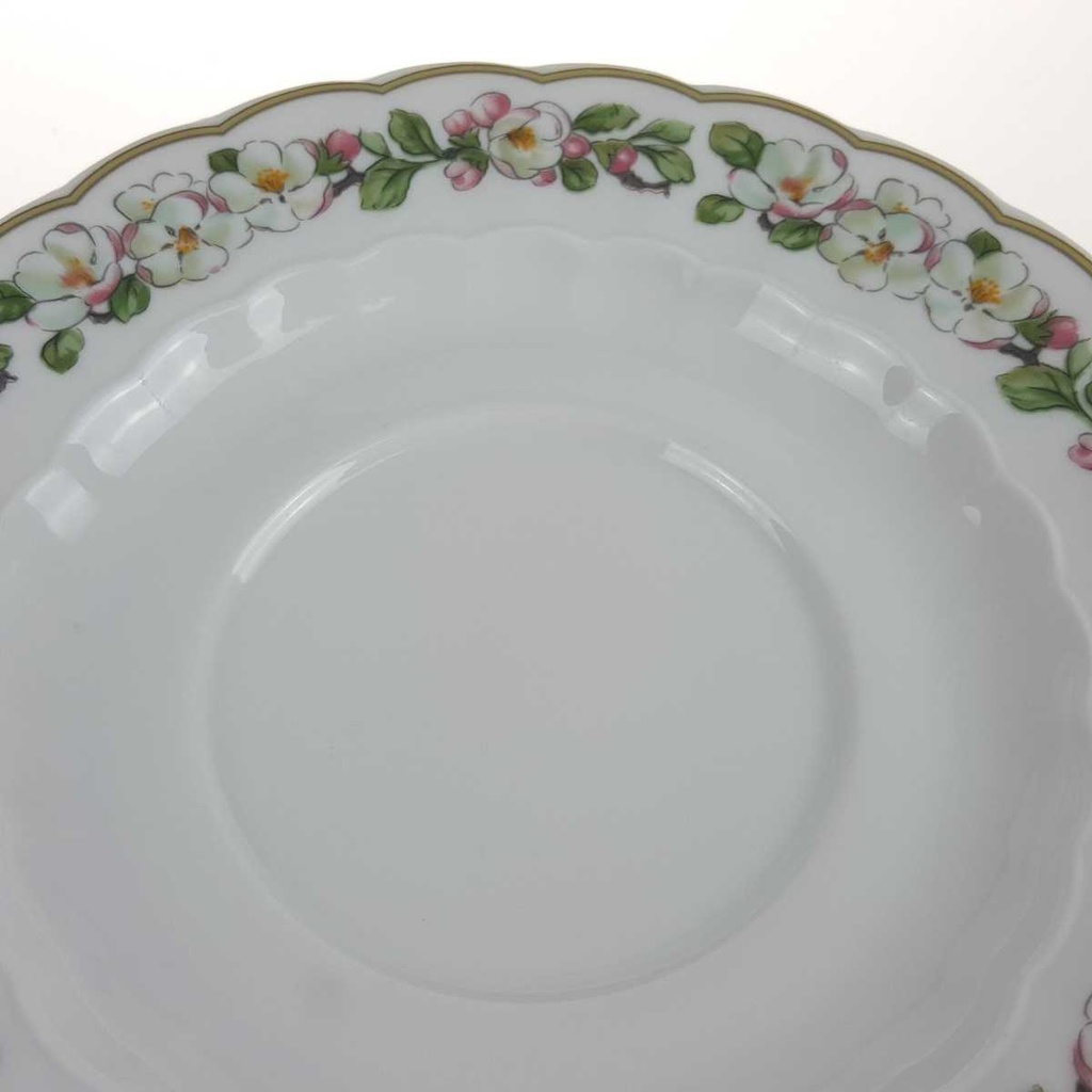 [2119259] 5er Set Untertasse 17,2 cm Eschenbach Blumenranke gebraucht - gut Bild 5