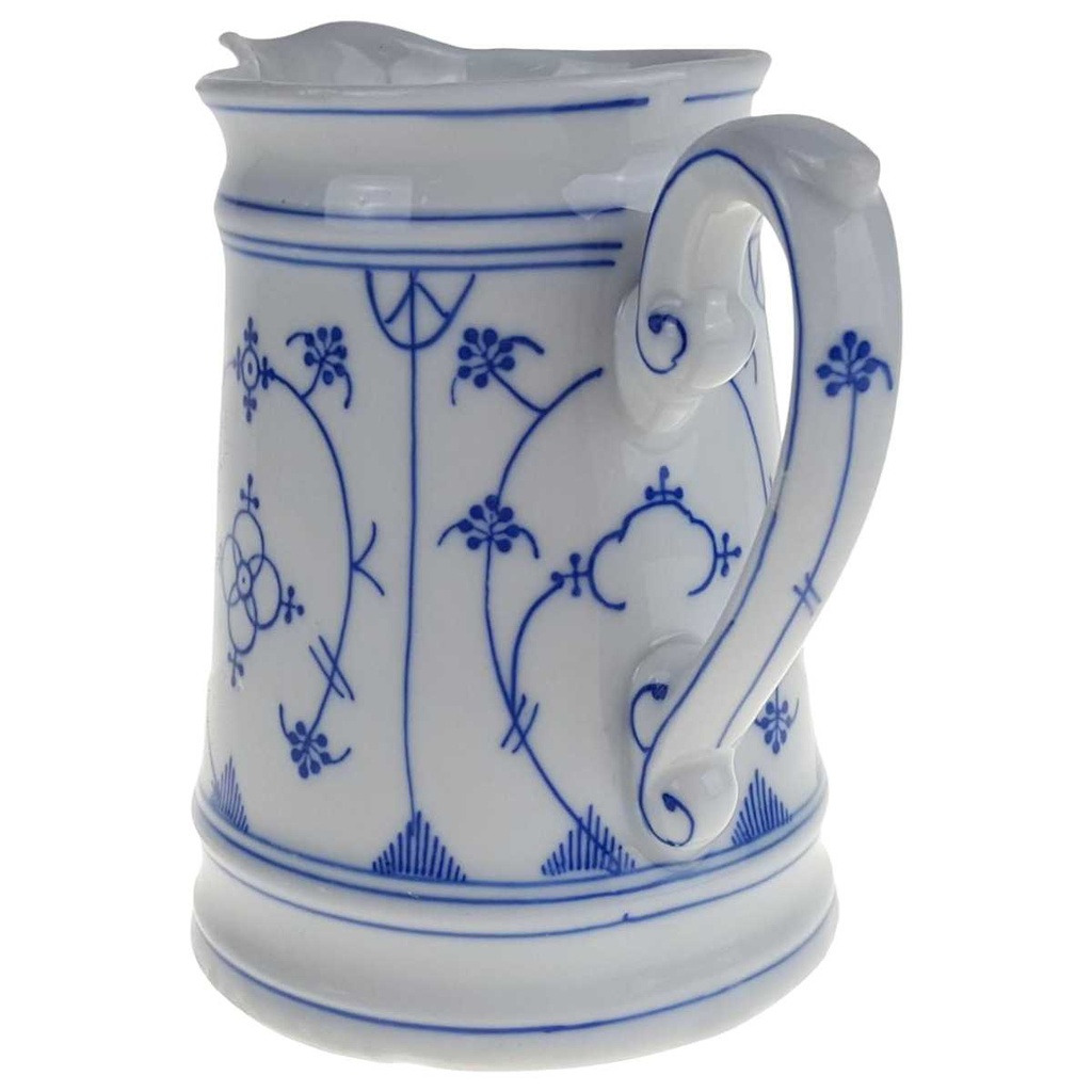[458167177] Milchkännchen 0,3 L Bavaria Germany Indisch Blau Strohblume gebraucht - sehr gut Bild 2