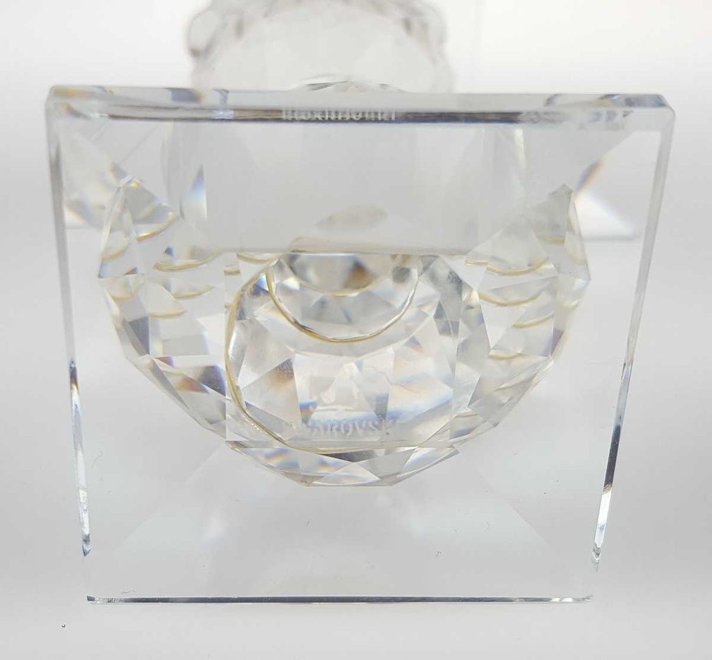 [458167187] Kerzenhalter Kerzenständer 10,2 cm Swarovski Transparent gebraucht - gut Bild 3