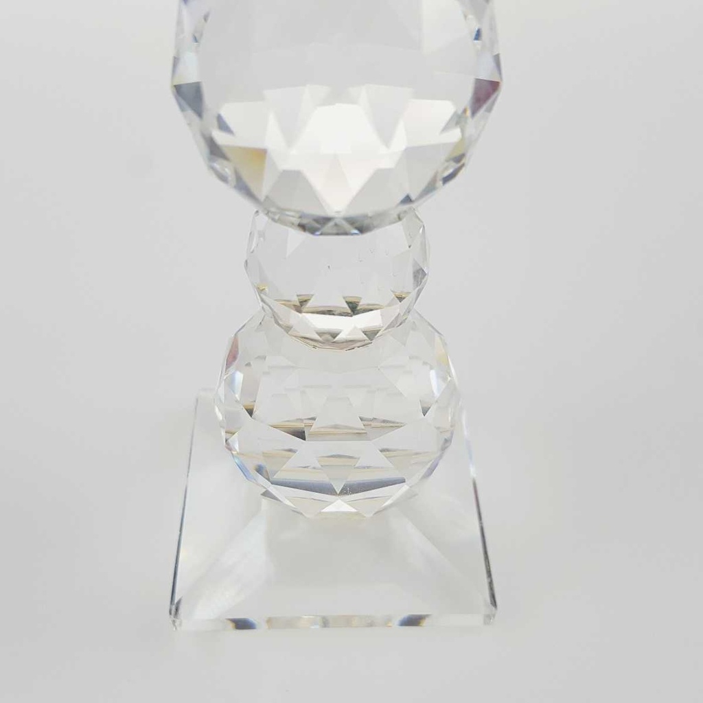 [458167187] Kerzenhalter Kerzenständer 10,2 cm Swarovski Transparent gebraucht - gut Bild 6