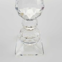 [458167187] Kerzenhalter Kerzenständer 10,2 cm Swarovski Transparent gebraucht - gut Bild 6