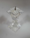 [458167187] Kerzenhalter Kerzenständer 10,2 cm Swarovski Transparent gebraucht - gut Bild 7
