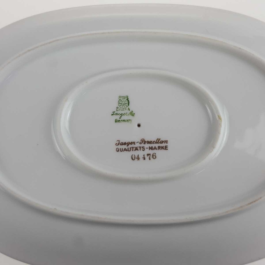 [458167196] Sauciere Goldrand 1tlg 0,45 L PMR Jaeger & Co Bavaria Blau Gold gebraucht - sehr gut Bild 6