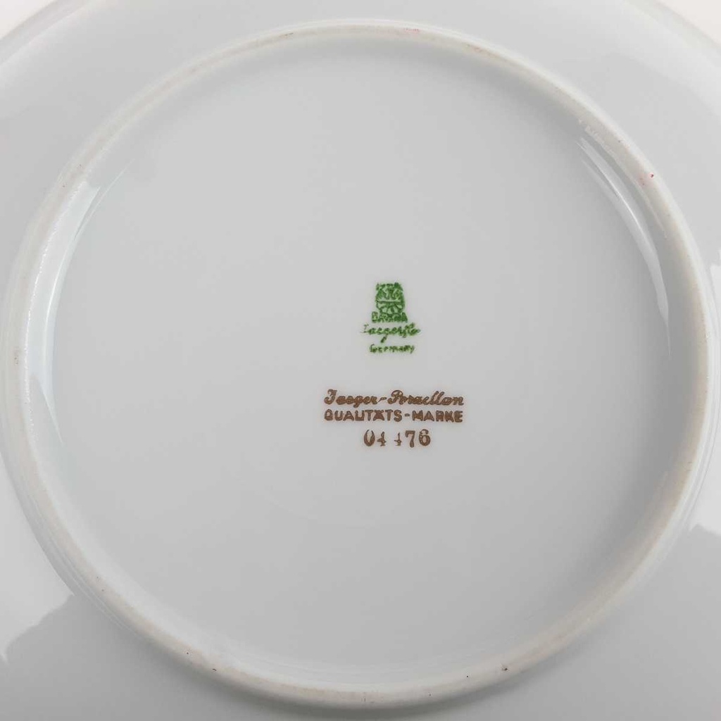 [458167199] Schüssel Goldrand 23,6 cm PMR Jaeger & Co Bavaria Blau Gold gebraucht - gut Bild 6